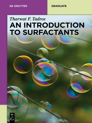 cover image of An Introduction to Surfactants